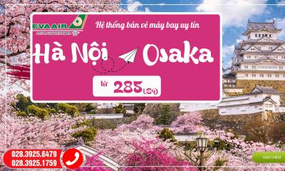 Vé máy bay Hà Nội đi Osaka