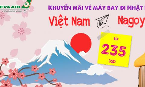 Giảm giá hấp dẫn vé máy bay Đà Nẵng đi Nagoya