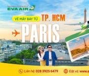 Vé máy bay từ TPHCM đi Paris