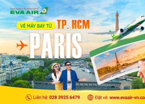 Vé máy bay từ TPHCM đi Paris