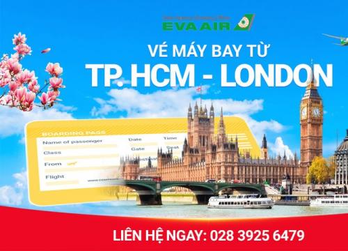 Vé máy bay từ TPHCM đi London