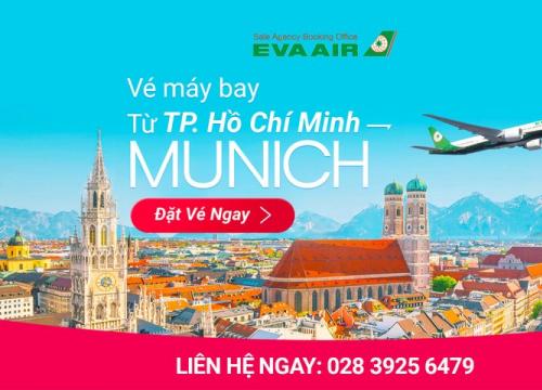 Vé máy bay từ TPHCM đi Munich