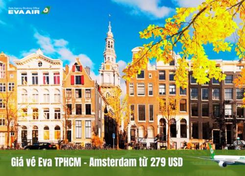 Vé máy bay từ TPHCM đi Amsterdam