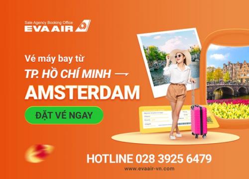 Vé máy bay từ TPHCM đi Amsterdam