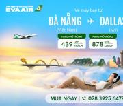 Vé máy bay từ Đà Nẵng đi Dallas giá rẻ - EVA Air