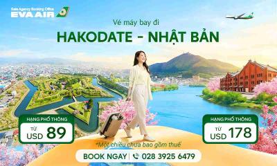 Vé máy bay giá rẻ đi Hakodate - Giờ bay đẹp, lộ trình tối ưu