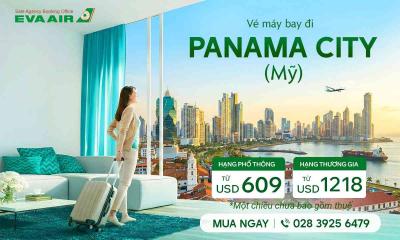 Vé máy bay EVA Air đi Panama City