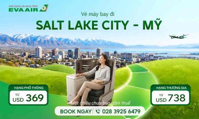 Vé máy bay EVA Air đi Salt Lake City