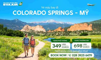 Vé máy bay giá rẻ đi Colorado Springs
