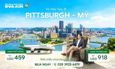 Vé máy bay giá rẻ đi Pittsburgh