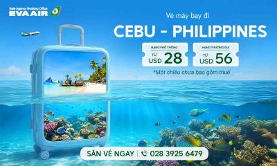 vé máy bay đi Cebu EVA Air
