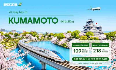 Vé máy bay đi Kumamoto giá rẻ