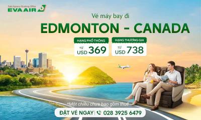 Vé máy bay EVA Air đi Edmonton