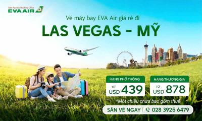 Vé máy bay EVA Air đi Las Vegas giá rẻ
