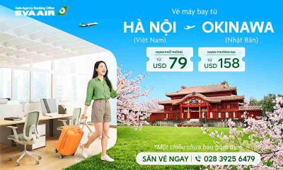 Vé máy bay EVA Air đi Okinawa từ Hà Nội giá rẻ nhất