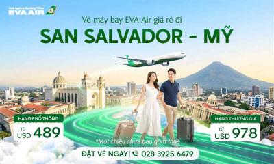 Vé máy bay EVA Air đi San Salvador giá rẻ