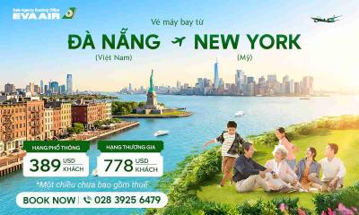 Vé máy bay từ Đà Nẵng đi New York