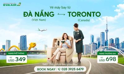 Vé máy bay từ Đà Nẵng đi Toronto