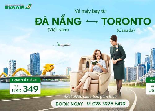Vé máy bay từ Đà Nẵng đi Toronto