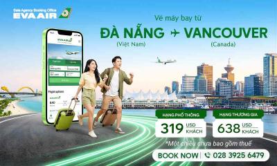 Vé máy bay từ Đà Nẵng đi Vancouver