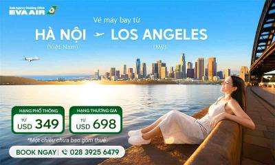 Vé máy bay từ Hà Nội đi Los Angeles chỉ 309 USD