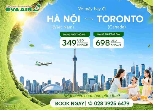 Vé máy bay từ Hà Nội đi Toronto