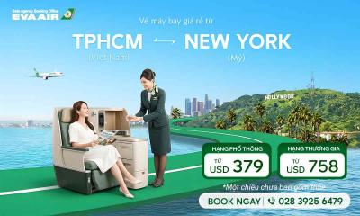 Vé máy bay từ TPHCM đi New York