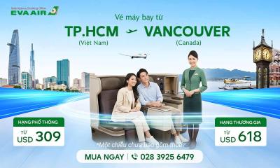 Vé máy bay từ TPHCM đi Vancouver