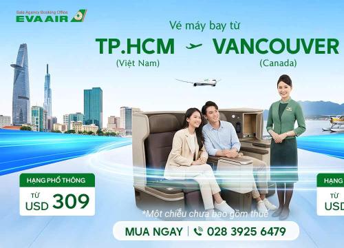 Vé máy bay từ TPHCM đi Vancouver