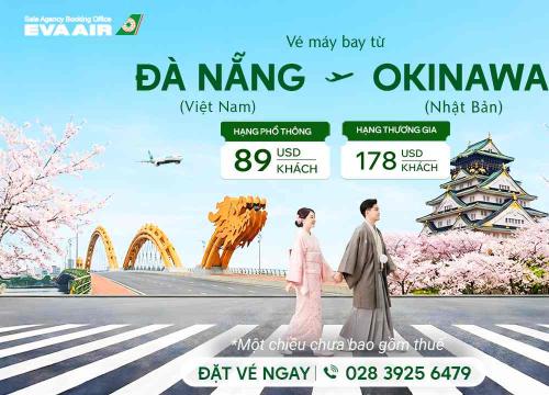 Khuyến mãi HOT vé máy bay Đà Nẵng đi Okinawa