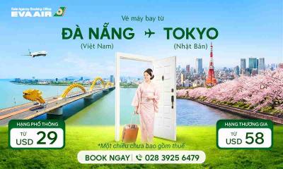 Ưu đãi vé máy bay Đà Nẵng đi Tokyo hấp dẫn nhất