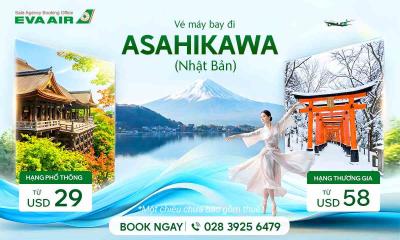 Ưu đãi vé máy bay đi Asahikawa