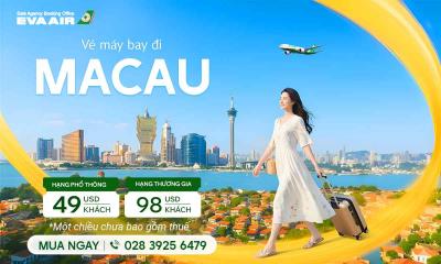 Vé máy bay đi Macau