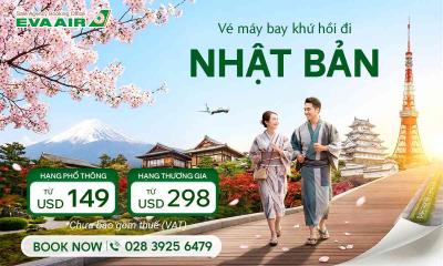 Vé máy bay đi Nhật Bản khứ hồi – Giá siêu khuyến mãi