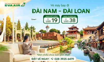 Vé máy bay đi Đài Nam: Khám phá cố đô cùng Eva Air-vn