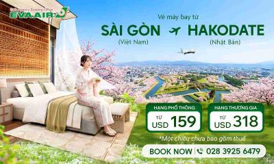 Chinh phục “Châu Âu của Nhật Bản” cùng vé máy bay Sài Gòn đi Hakodate