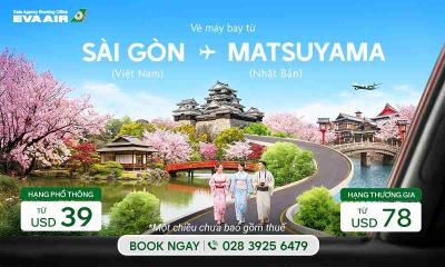 Lạc vào “Xứ sở thần tiên” cùng vé máy bay Sài Gòn đi Matsuyama