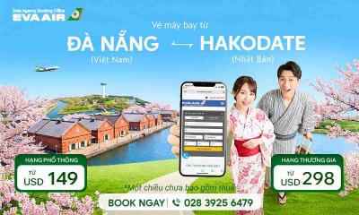 Khuyến mãi vé máy bay từ Đà Nẵng đi Hakodate