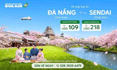 Khuyến mãi vé máy bay từ Đà Nẵng đi Sendai