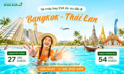 Vé máy bay đi Bangkok EVA Air