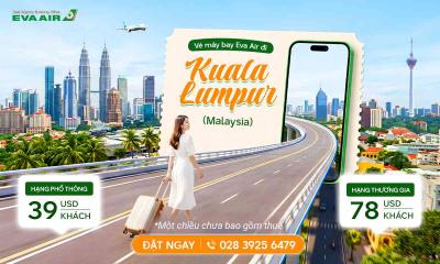 Vé máy bay đi Kuala Lumpur EVA Air