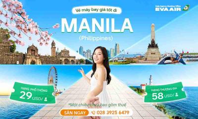 Vé máy bay đi Manila