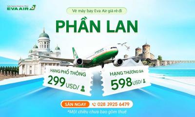 Vé máy bay giá rẻ đi Phần Lan hãng EVA Air