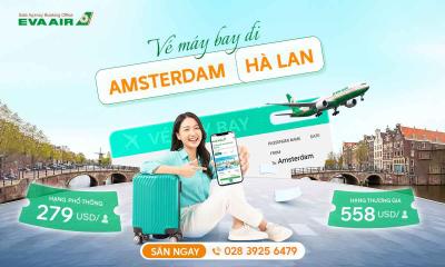 Vé máy bay đi Amsterdam – Hà Lan