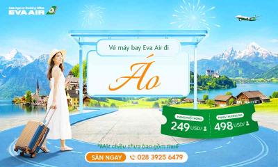 Vé máy bay giá rẻ đi Áo hãng EVA Air