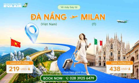 Vé máy bay từ Đà Nẵng đi Milan