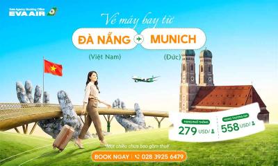 Vé máy bay từ Đà Nẵng đi Munich