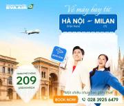 Vé máy bay từ Hà Nội đi Milan
