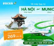 Vé máy bay từ Hà Nội đi Munich
