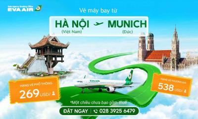 Vé máy bay từ Hà Nội đi Munich